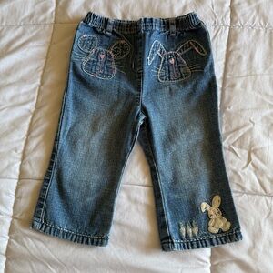 Next Blue Kids Jeans with Bunny Design